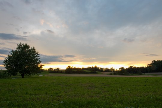 Testaufnahmen mit der Nikon D810 bei Abenddämmerung.